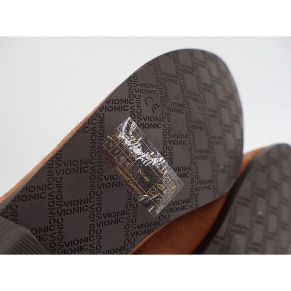 Vionic Roseland Bootie Womens Size 11 Brown Suede Leather Block Heel Boot - Picture 9 of 12